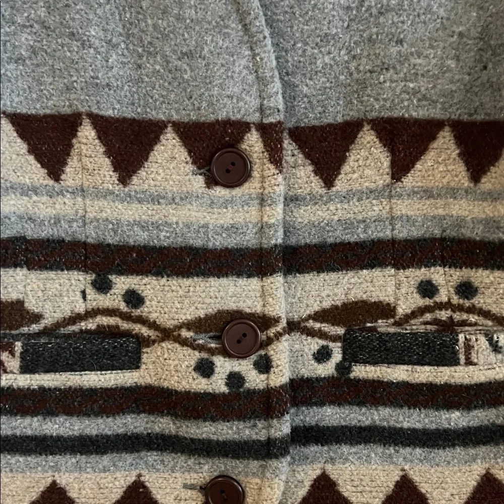 Imperial Connection Vest Wool Blend Navajo Southwestern Design Unisex Size Med - Picture 4 of 5